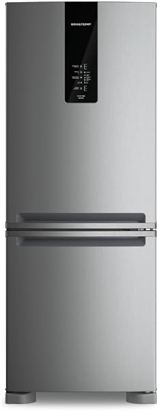 Geladeira Brastemp Inverse BRE57FK Frost Free 447 Litros Inox